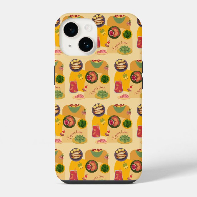 Funda Para iPhone Tiempo de Tapas (Reverso )