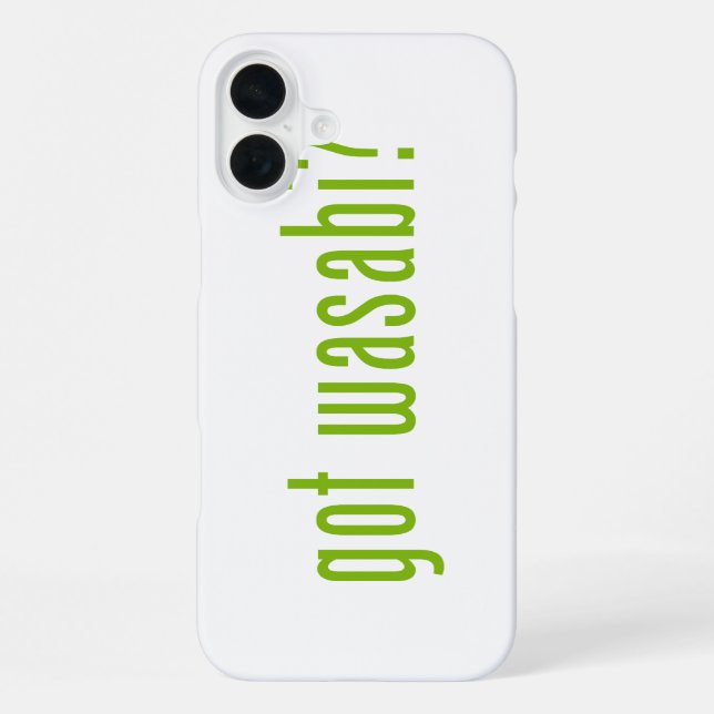 Funda Para iPhone ¿tienes wasabi? (Reverso )