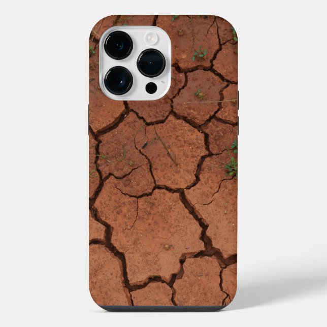 Funda Para iPhone tierra seca y agrietada (Reverso )
