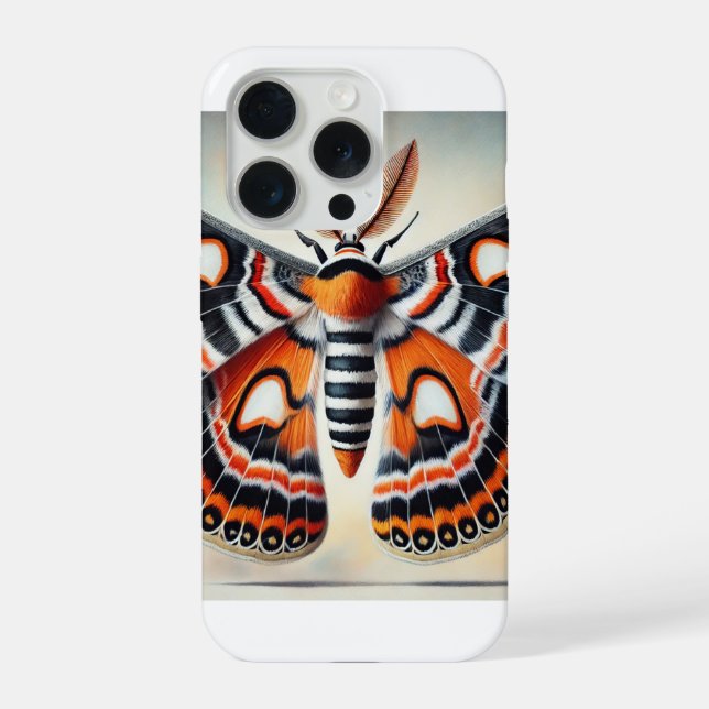 Funda Para iPhone Tiger moth 130924IREF223 - Watercolor (Reverso )