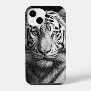 Funda Para iPhone 14 Tigre Blanco Carbón