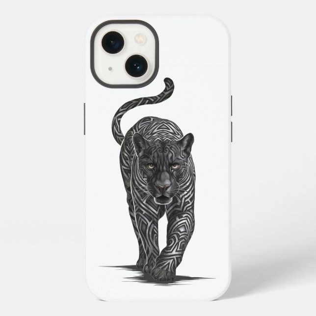 Funda Para iPhone Tigre caminando (Reverso )