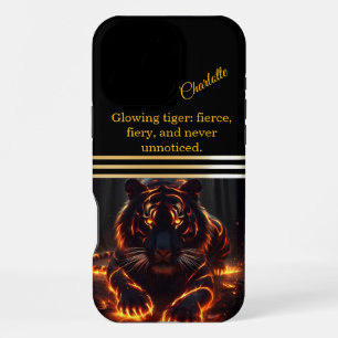 Funda Para iPhone 16 Pro Max Tigre merodeando en las sombras