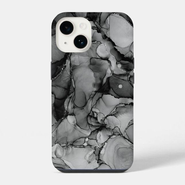 Funda Para iPhone Tinta negra (Reverso )