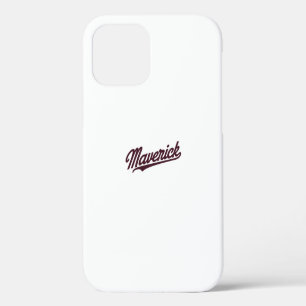 Funda Para iPhone 12 Tipografía Maverick Inspiradora