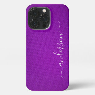 Funda Para iPhone 13 Pro Tipografía minimalista moderna con nombre monogram
