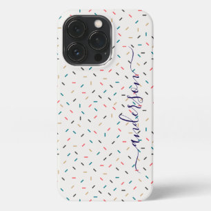 Funda Para iPhone 13 Pro Tipografía minimalista moderna con nombre monogram