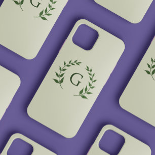 Funda Para iPhone 12 Tipografía minimalista y linda con tema de rama de