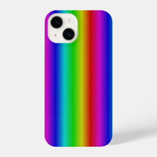 Funda Para iPhone 14 Tiras arco iris - Patrón