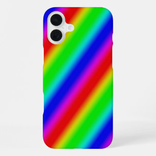 Funda Para iPhone 16 Plus Tiras arco iris - Patrón