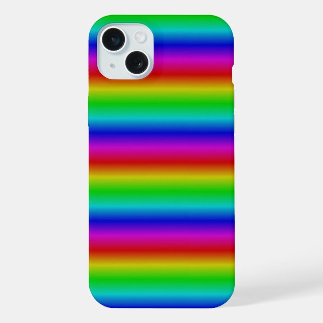 Funda Para iPhone Tiras arco iris - Patrón (Reverso )