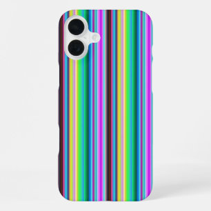 Funda Para iPhone 16 Plus Tiras arco iris - Patrón