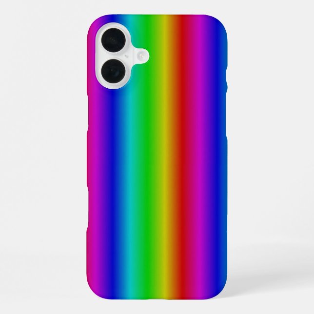 Funda Para iPhone Tiras arco iris - Patrón (Reverso )
