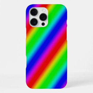 Funda Para iPhone 16 Pro Max Tiras arco iris - Patrón