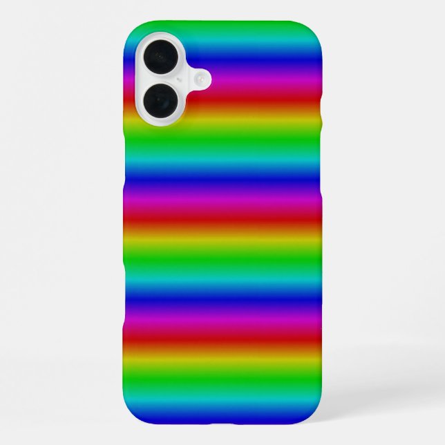 Funda Para iPhone Tiras arco iris - Patrón (Reverso )