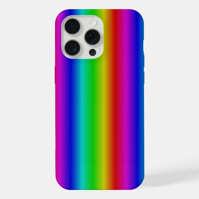 Funda Para iPhone Tiras arco iris - Patrón (Reverso )