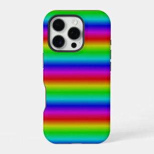Funda Para iPhone 16 Pro Tiras arco iris - Patrón