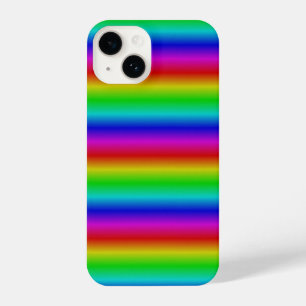 Funda Para iPhone 14 Tiras arco iris - Patrón