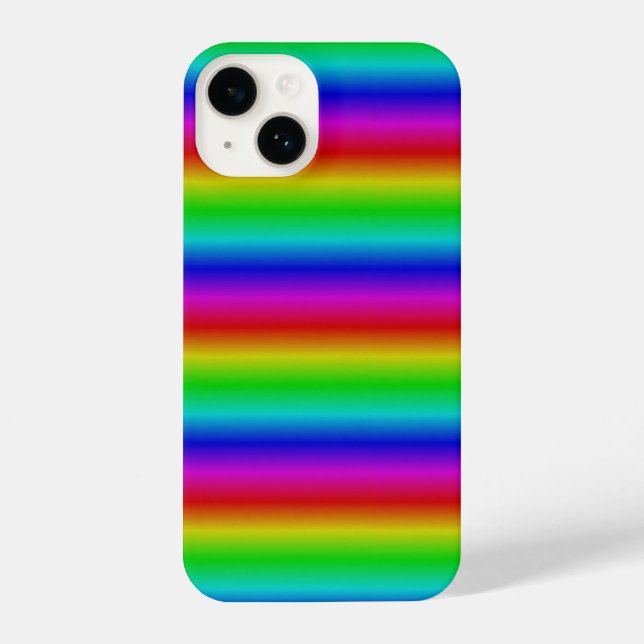 Funda Para iPhone Tiras arco iris - Patrón (Reverso )
