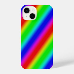 Funda Para iPhone 14 Tiras arco iris - Patrón