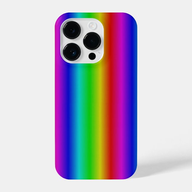 Funda Para iPhone Tiras arco iris - Patrón (Reverso )