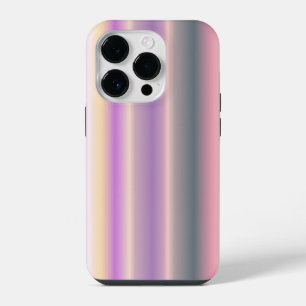 Funda Para iPhone 14 Pro Tiras de Arcoíris Pastel - Patrón