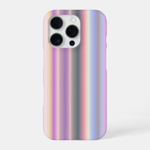 Funda Para iPhone 16 Pro Tiras de arcoiris Pastel - Patrón
