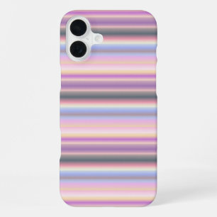 Funda Para iPhone 16 Plus Tiras de arcoiris Pastel - Patrón