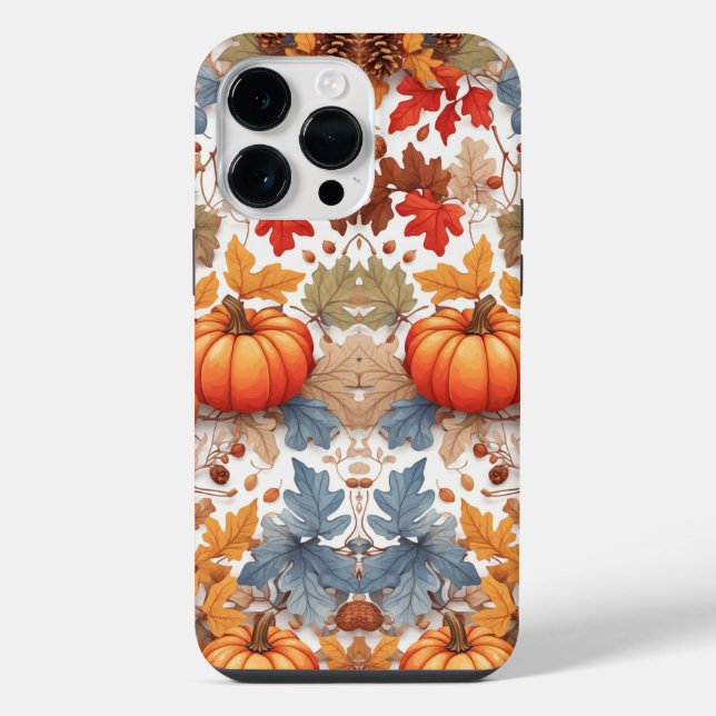 Funda Para iPhone Tiras rusticas de otoño pinchadas (Reverso )