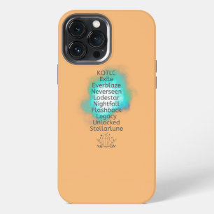 Funda Para iPhone 13 Pro Max Títulos de libros de la serie Keeper of the Lost C
