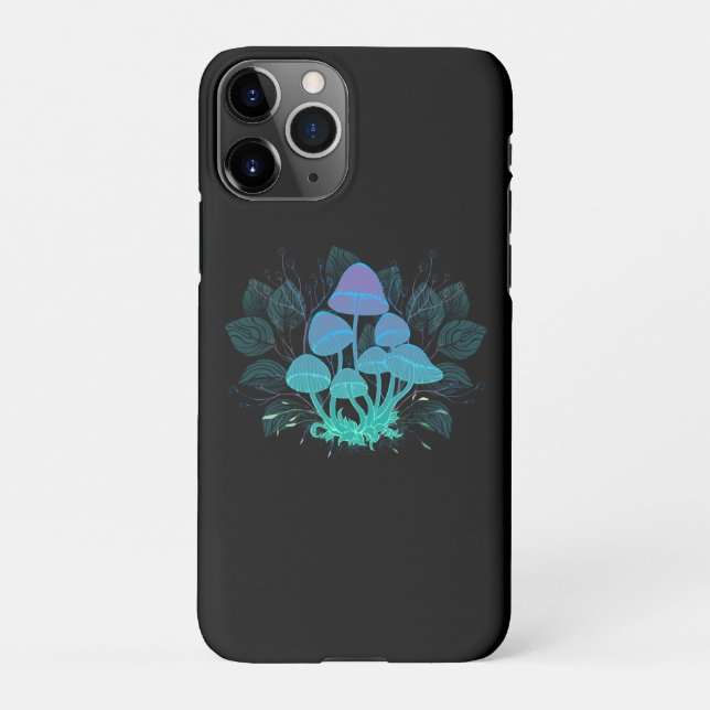 Funda Para iPhone Toadstools en Bushes (Reverso)
