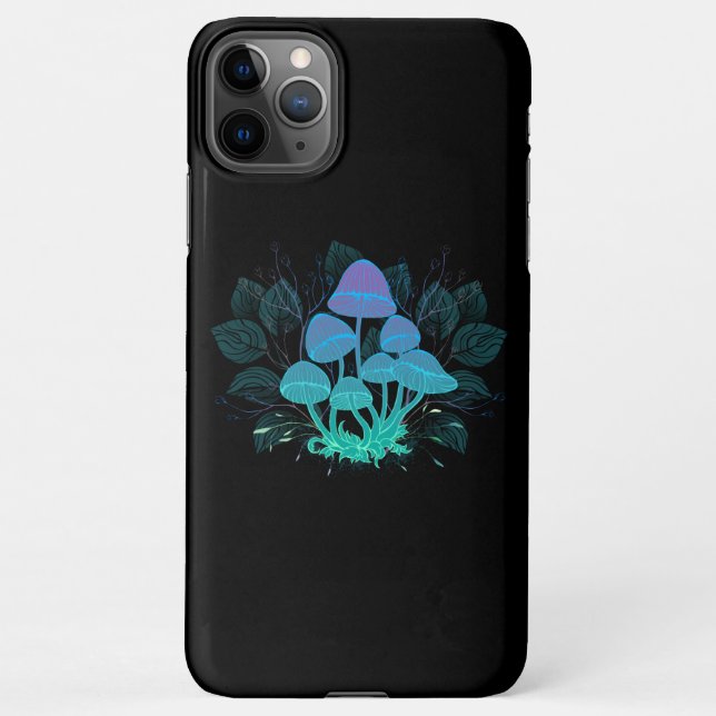 Funda Para iPhone Toadstools en Bushes (Reverso)
