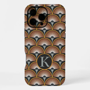Funda Para iPhone 16 Pro Max Toca discos Art Deco Jazz Age Atardecer