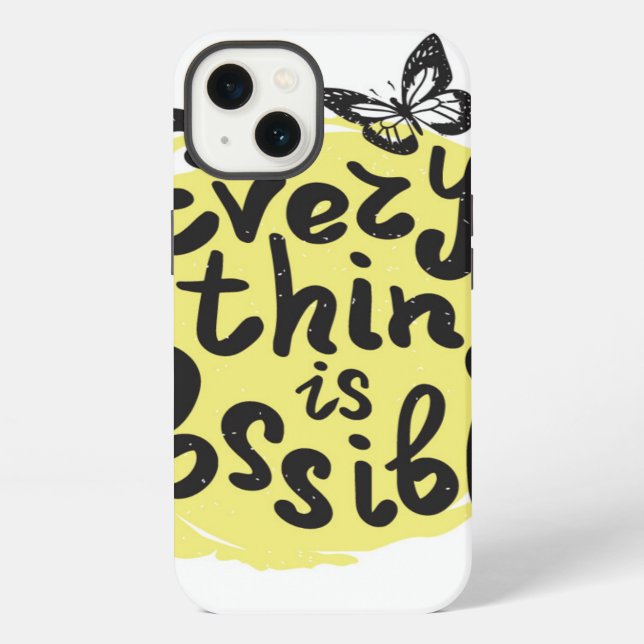 Funda Para iPhone Todo Es Posible (Reverso )