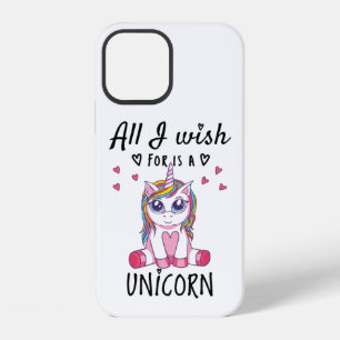 Funda Para iPhone 12 Todo lo que deseo es un Unicornio