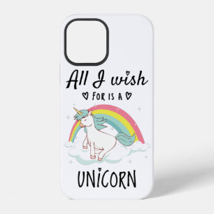 Funda Para iPhone 12 Todo lo que deseo es un Unicornio