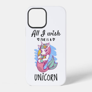 Funda Para iPhone 12 Todo lo que deseo es un Unicornio
