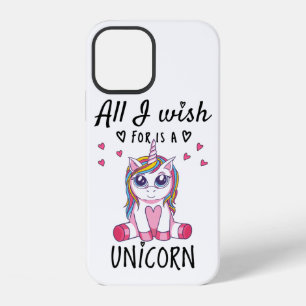 Funda Para iPhone 12 Todo lo que deseo es un Unicornio