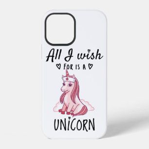 Funda Para iPhone 12 Todo lo que deseo es un Unicornio