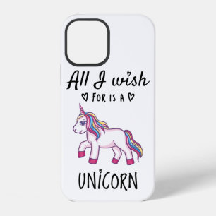 Funda Para iPhone 12 Todo lo que deseo es un Unicornio