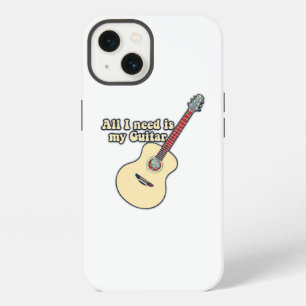 Todo lo que necesito es mi guitarra. palabras posi
