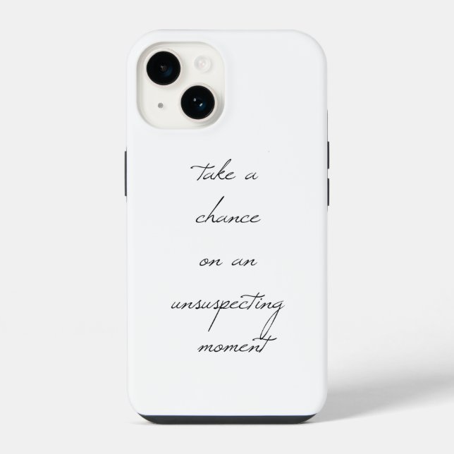 Funda Para iPhone Toma Un Estuche Para iPhone Oportuno (Reverso )
