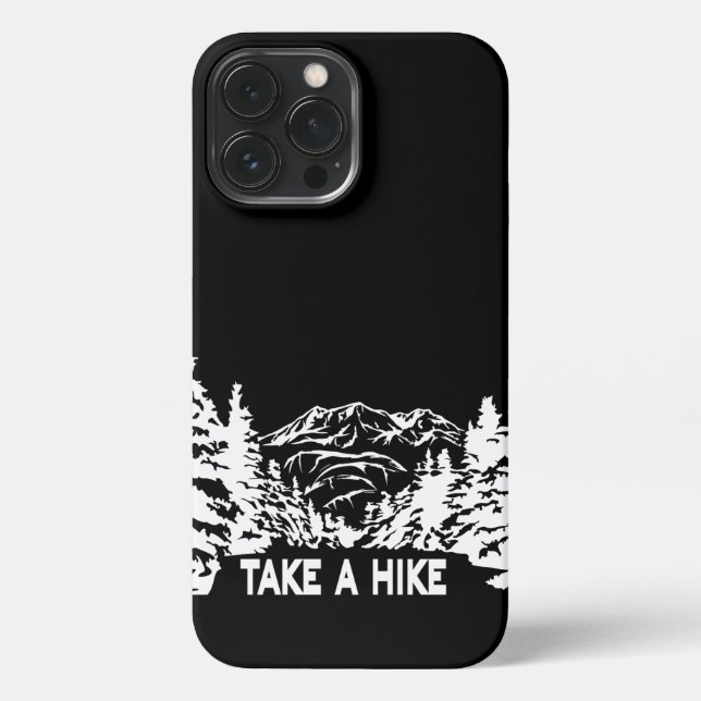 Funda Para iPhone Toma una cita de Hike en el paisaje de montaña mon (Reverso )