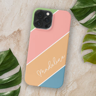 Tonalidades personalizadas de verde manzana, coral