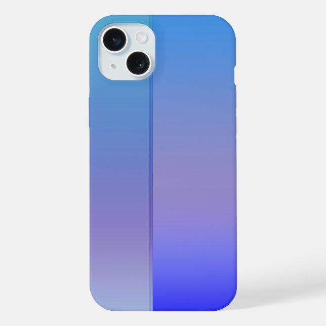 Funda Para iPhone Tonos de Azul (Reverso )