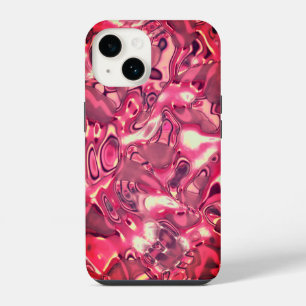 Funda Para iPhone 14 Tonos de color magenta abstracto chic