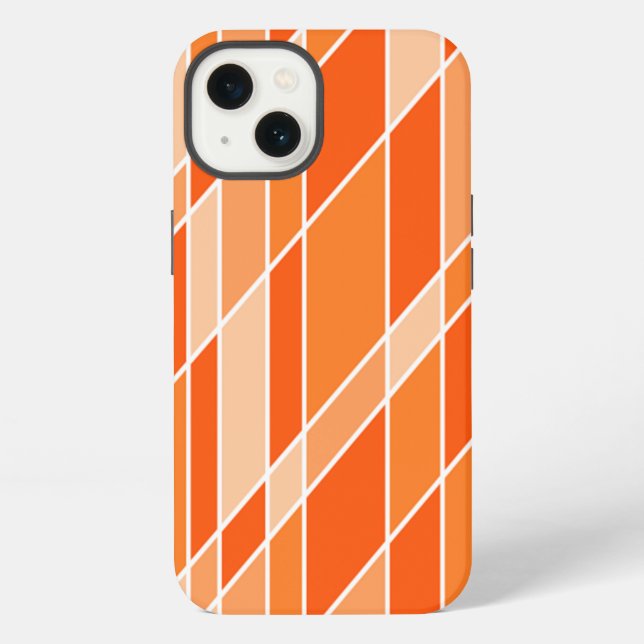 Funda Para iPhone Tonos de Naranja (Reverso )