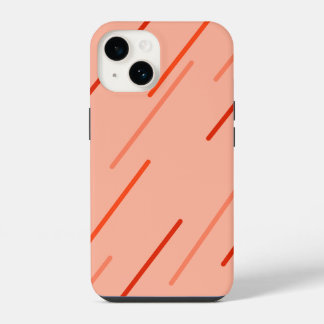 Funda Para iPhone 14 tonos naranjas y rojos