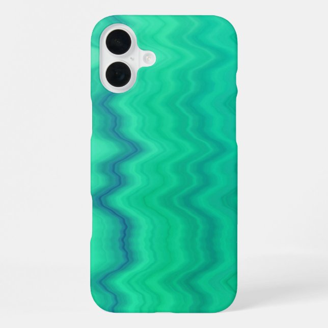 Funda Para iPhone Tonos turquesa (Reverso )