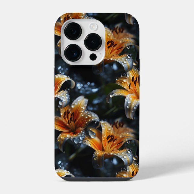 Funda Para iPhone Topaz Lillies (Reverso )